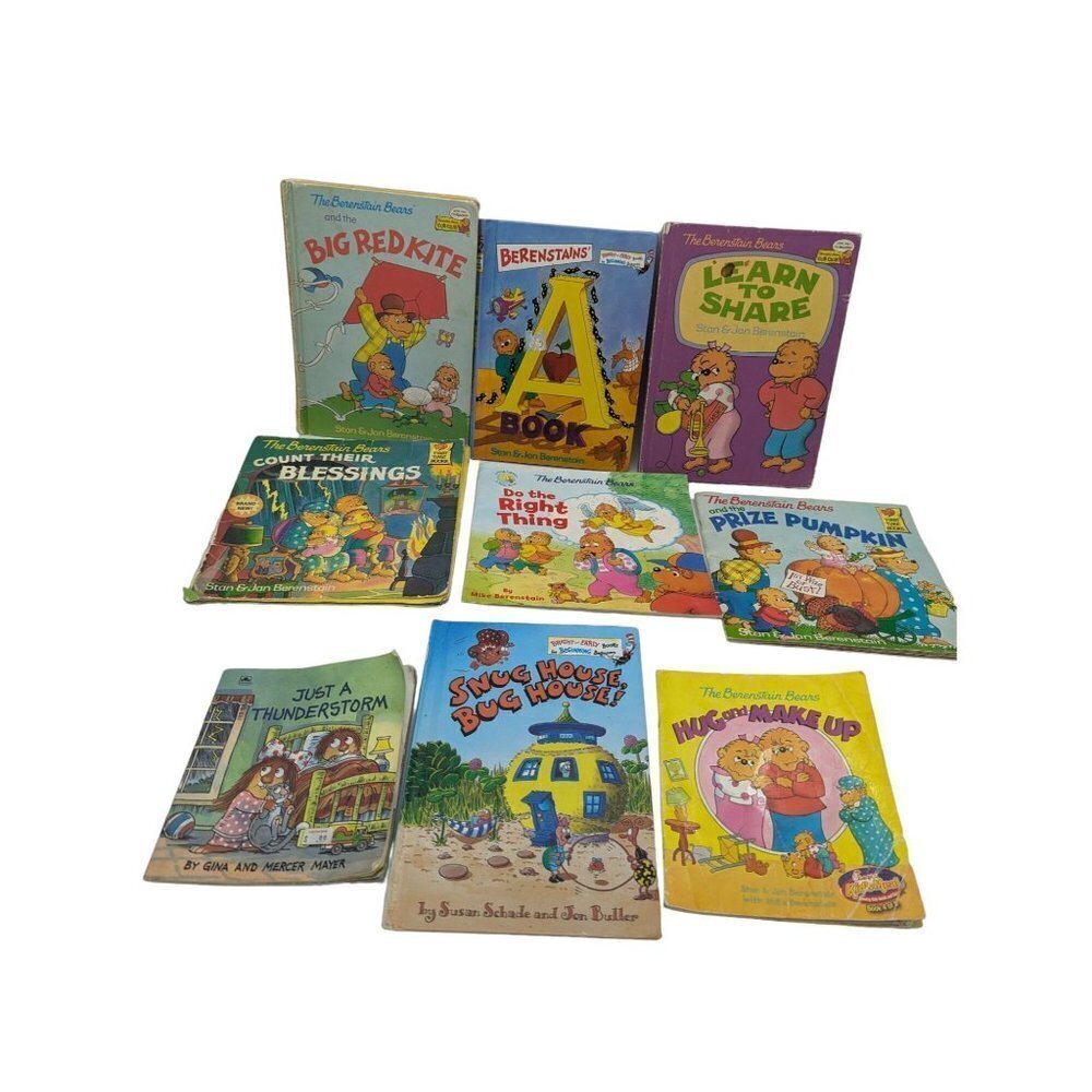 Berenstain Bears  Book lot  of 9  Bright & Early books Stan‎ & Jan Berenstain